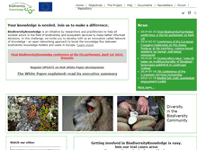 Tablet Screenshot of biodiversityknowledge.eu
